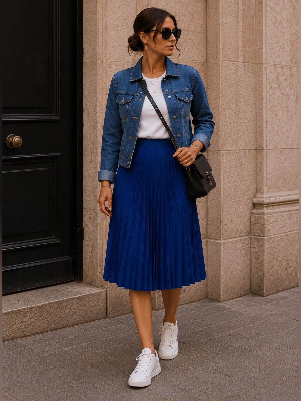 NWT Halston Heritage pleated skirt
